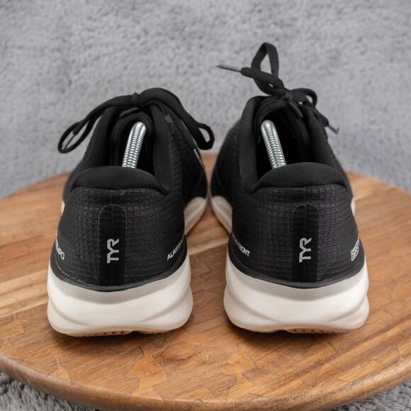 TYR Men's SR-1 Tempo Runner Size 12 Black/White - Picture 5 of 8